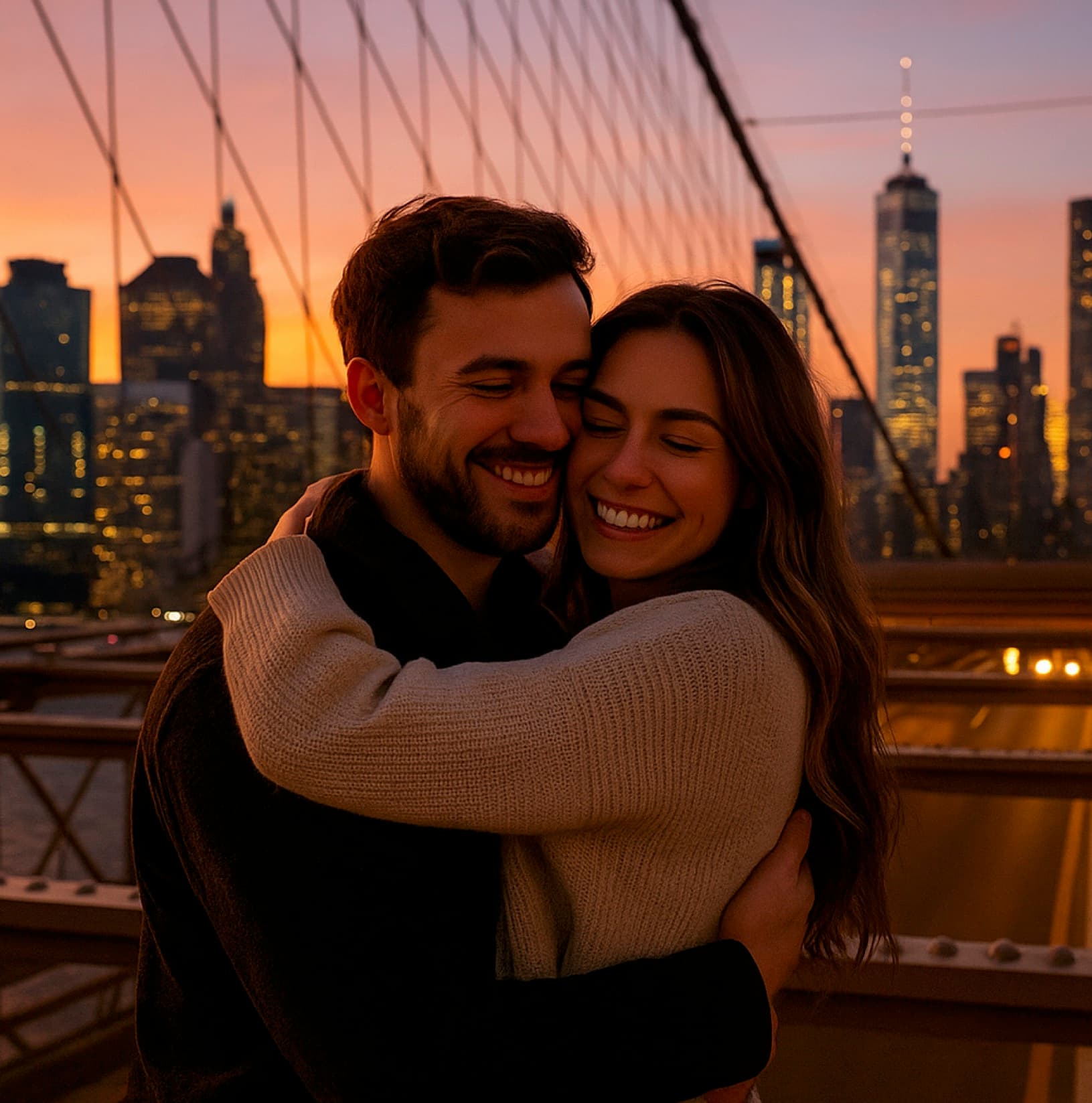 A New York memory on the Brooklyn Bridge